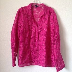 FINAL MARKDOWN Ladies' Elementz Blouse w/Sheer Cutouts (Xl)